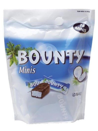 BOUNTY MINIS POUCH 500G