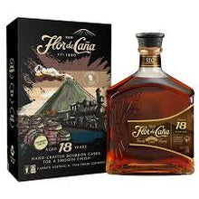 Charger l'image dans la galerie, FLOR DE CANA 18 ANS 40% AVEC COFFRET 70CL
