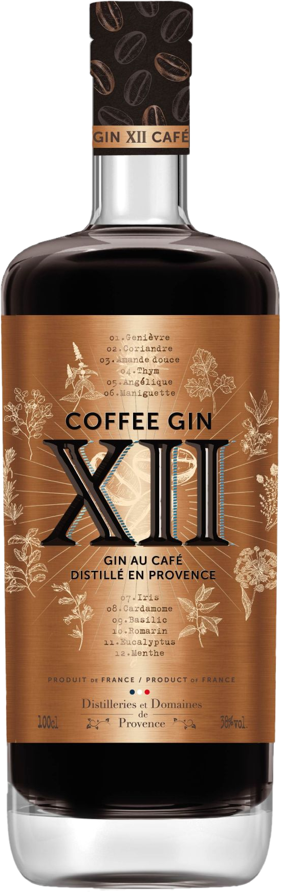 GIN XII CAFE 1L