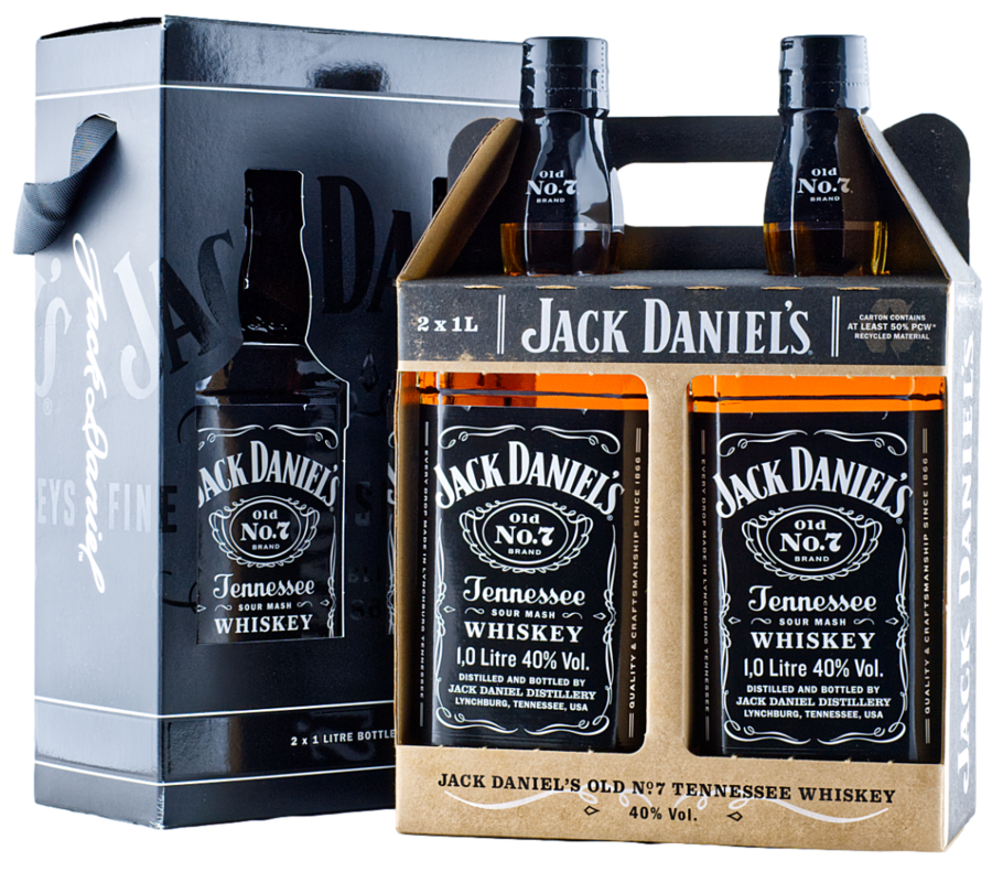 JACK DANIEL’S OLD No. 7 Twin Pack 2x1L